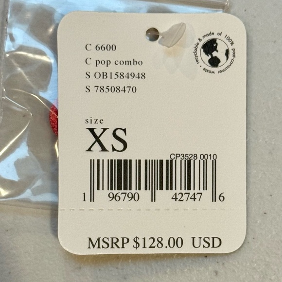 NWT FREE PEOPLE Bell Sleeve Floral Mini Peasant Dress Pop Red Combo - Picture 12 of 14